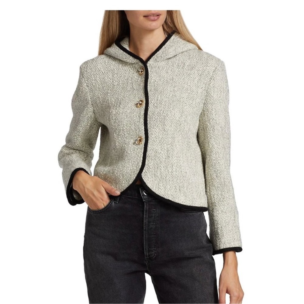 BA&SH Cropped Tweed Jacket